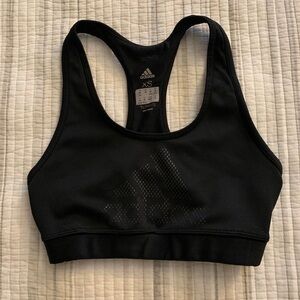 adidas Black Racerback Climalite Sports Bra